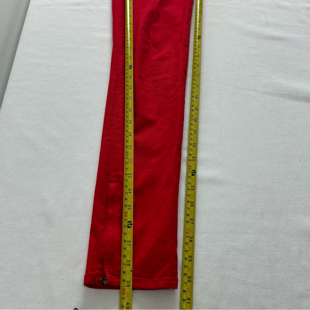 rag & bone‎ RED Jeans Skinny Zipper Pockets Retail $198 Women’s Size 27 - Picture 8 of 16